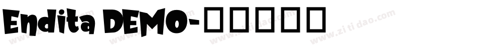Endita DEMO字体转换
